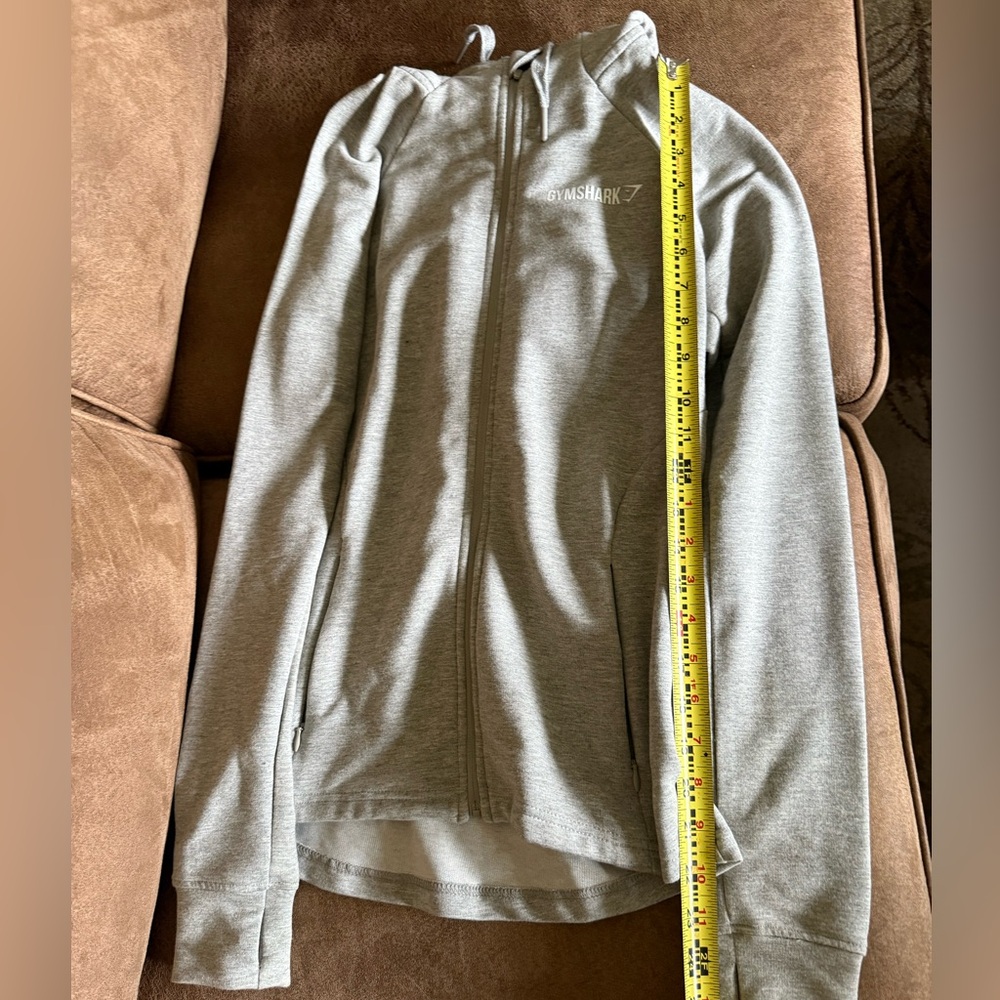 Gymshark Light Gray Hoodie - Picture 4 of 4